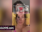 Creampie closeup mixed with behind the porn scenes daily real life peeks of babe's actual life & adventures - Lelu Love 6/16