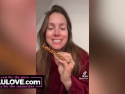 Creampie closeup mixed with behind the porn scenes daily real life peeks of babe's actual life & adventures - Lelu Love 8/16