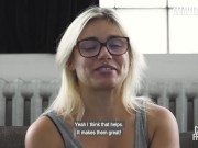 Horny Blondie Gaby Gets Messy Facial After Intense Pussy Pounding In Hot Audition - AMATEUR EURO 3/16