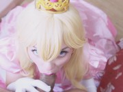 Princess Peach can't control her orgasms due a double creampie by Mario Bros - SweetDarling 2/16