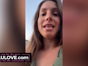 Multiple creampie closeups & spreading from babe in mix of candid daily vlogs with upskirt pussy flashing & fun - Lelu Love 10/16