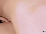 DADDY4K. Fragile blonde forgets about groom and enjoys sex with his daddy 12/16