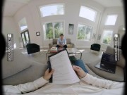 VR Bangers FFM threesome fantasy with two sexy decisions VRPorn 3/16