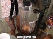 Sexy Blond Asian Maid Morning Creampie 2/16