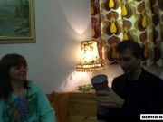 BORIS SCHWARZ: Swiss Granny eager to get a young cock for her holes 3/16