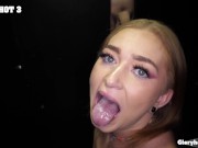 Blonde And Brunette Scenes At Gloryhole 10/16