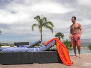 Ass Fucking And A Sloppy Blowjob When Petite Pool Girl Gets Turned On And Doggystyled 2/16