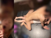 【授業の合間に義父とセックス】「お義父さん、射精して…！精子入れたまま学校に戻ります」密室で義娘で性欲処理｜喘ぎ声を我慢しながら感じる 5/16