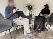 Public Dick Flash in a Hospital Waiting Room! Gorgeous muslim stranger girl caught me jerking off 3/16