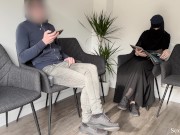 Public Dick Flash in a Hospital Waiting Room! Gorgeous muslim stranger girl caught me jerking off 4/16