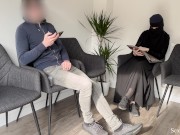 Public Dick Flash in a Hospital Waiting Room! Gorgeous muslim stranger girl caught me jerking off 6/16
