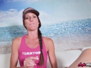 Seductive Cougar Strokes Hubbies Dick 8/16