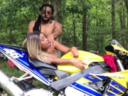 Don Whoe Rides Nina Rivera 's Wet Pussy On His Motorcyle Slim Thick Ebony All Naturalet fuck hard on motorcycle 5/16