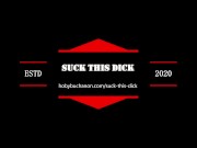 Cute brunette deepthroats and gags on a cock 16/16