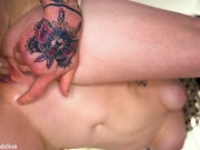 Woke up with a stranger in bed and got fucked again with cum in pussy 15/16