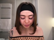 Woke up with a stranger in bed and got fucked again with cum in pussy 3/16