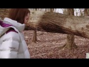 Harsh and tight are the binds of pleasure for suspended forest teen BDSM fetish sub enjoying doms golden piss 4/16