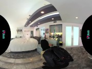 Beautiful Latina fucks an intruder in VR 4/16