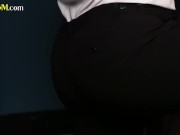 CFNM police MILFS jerking cock in 3some 13/16