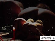 Samantha & Victoria Play With Hot Wax 16/16