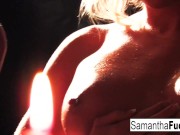 Samantha & Victoria Play With Hot Wax 3/16