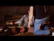 Restrained bound cock hungry teen sub beauty gives herself to her powerful dom dom dining on her cock 5/16