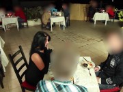 Public extreme! I pulled out his giant cock in the middle of the restaurant.... 1/16