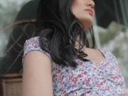 Spanish Babe Viva Athena Sucks A Big Cock Before Riding It Like A Cowgirl! 3/16