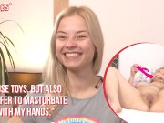 Ersties - Bianca Masturbates With a Pink Vibrator