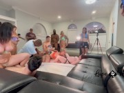 15 PERSON HOTWIFE ORGY PARTY 8/16
