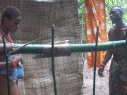 We sneaked around the village bush and fucked until we were caught 2/16