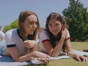 WOWGIRLS Two girlfriends Sia Siberia, Elizabeth T joining Isabella De Laa and her lover in one hot group sex action 2/16