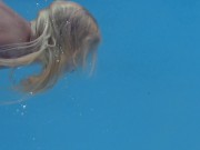 Russian blonde famous for a cock hot mom enjoys naked swimming 11/16