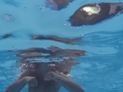 Russian blonde famous for a cock hot mom enjoys naked swimming 15/16