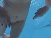 Russian blonde famous for a cock hot mom enjoys naked swimming 16/16