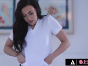 Sexy Masseuse Releases Tensions On Client's Pussy 4/16