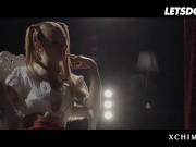 Lovely Chick Nancy A Drilled Romantic Style By BF In Hot Scene - LETSDOEIT 4/16