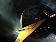 Threesome scifi porn with alien, cyborg and futanari babes by Wye4X 1/16