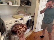 I Fuck My Stepmom Stuck in the Washing Machine and Give her a Creampie! - Steve Rickz 2/16