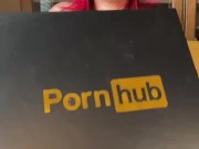 100,000 subscribers celebratory orgasm! & Pornhub gift unboxing! 1/16
