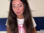 Публичный Пикап - Подцепил красотку на вокзале и Выебал ее в поезде 3/16