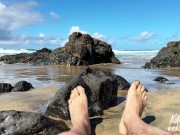 I fucked a girl with a luxurious ass on the beach - CUM ALL OVER HER BOOTY 1/16