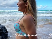 I fucked a girl with a luxurious ass on the beach - CUM ALL OVER HER BOOTY 3/16