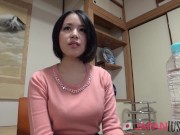 Ryoko Matsu is still in her professional work attire 1/16