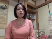 Ryoko Matsu is still in her professional work attire 13/16