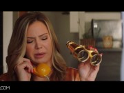 Deeper. Horny babe creampied 4/16