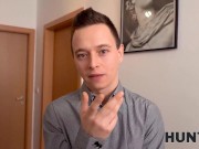 HUNT4K. Best friend sneaks into pussy of buddy's GF in front of him 4/16