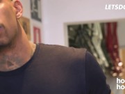 Super Hot Babe With Big Tits Sara Retali Gets BBC To Suck And Fuck - HORNY HOSTEL 1/16