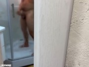 The stepmother went crazy and attacked the stepson's penis 3/16