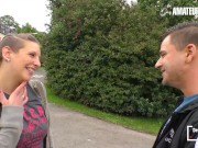 Busty BBW Slut Katrin Ravaged Good In Her Punk Pussy By Stud - AMATEUR EURO 1/16